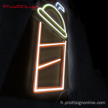 Vente directe LED Neon Sign avec effet flash